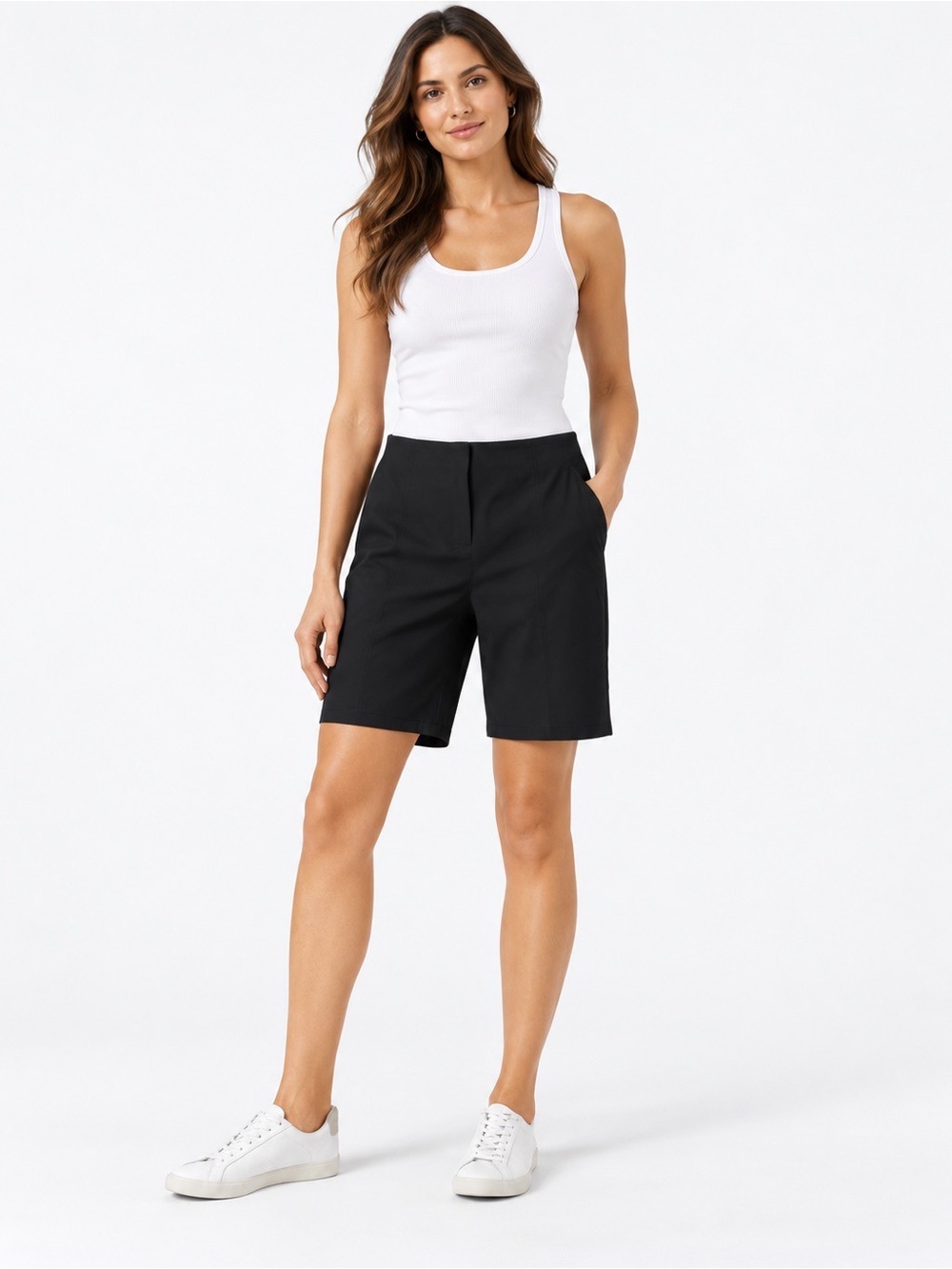 Lululemon In Power Mid Rise Short 8” Black Size 8